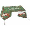 Verk 26259 Vianočný behúň na stôl 205 x 35 cm zelený