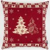 Vianočný dekoračný povlak VIANOČNÝ STROMOK II RED 45 x 45 cm