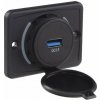 1x USB QC3.0 zásuvka 12/24V, montáž na povrch (34661.4)