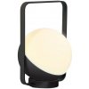 Zambelis | Zambelis E233 - LED Stmievateľná vonkajšia lampa LED/1,5W/3,7V 2600 mAh IP44 čierna | UN0906