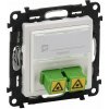 Legrand 753130 VALENA LIFE OPTICKÁ ZÁSUVKA 2X SC APC BIELA + predĺžená záruka na 3 roky
