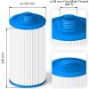 Crystalline Pool Spa Filter Filtračné kartuše SC709