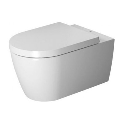 DURAVIT Me by Starck 37 x 57 cm závesná WC misa Rimless, Durafix, biela s glazúrou Hygiene Glaze 2529092000
