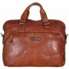 Kožená taška na notebook Greenburry 2908-24 Cognac
