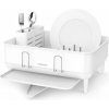 Simplehuman Compact Odkvapkávač na riad biela / rám z bielej ocele / plast FPP (838810026428)