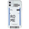 AppleKing kryt z mäkkého plastu so vzorom letenky pre iPhone 12 mini - Rím - možnosť vrátiť tovar ZADARMO do 30tich dní
