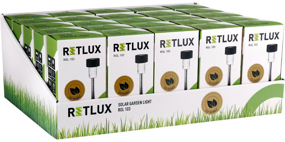 Retlux RGL 103 záhradné svietidlo solárne
