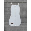 Zavinovačka Sleepee First Step Swaddle s čiapočkou zadarmo svetlo sivá