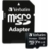 Verbatim paměťová karta microSDHC/SDXC, 256GB, micro SDXC, 44087, s adaptérem