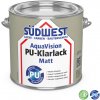 Transparentný ochranný lak na drevo SÜDWEST AquaVision PU-Klarlack Matt bezfarebný 0,75l