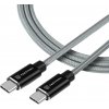 Tactical HR31194 Aramid extra pevný USB-C/USB-C 100W 20V/5A 2m sivý