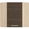 MODENA rijeka tmavá MD10/G60NW, horná rohová skrinka v šírke 60x60 cm