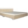 Tempo Kondela Manželská posteľ, dub sonoma/biela, 180x200, GABRIELA
