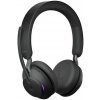 Jabra Evolve2 65, UC Stereo Slúchadlá s mikrofónom Bezdrôtový Pres hlavu Kancelária / call centrum USB Typ-C Bluetooth Čierna (26599-989-899)