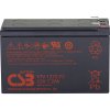 CSB Battery XTV1272 XTV1272 olovený akumulátor 12 V 7.2 Ah olovený so skleneným rúnom (š x v x h) 151 x 99 x 65 mm plochý konektor 6,35 mm bezúdržbová,; XTV1272