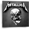 Sablio Obraz METALLICA Lebka Sivá - 50x50 cm