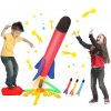 Lietajúci penový raketomet pre deti