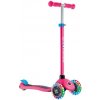 Globber detská trojkolesová kolobežka - Primo Lights V2 - Svietiace Kolieska - Fuchsia