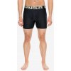 Boxerky Under Armour Performance Tech Novelty 6in 3PK - wham blue/black/titan gray