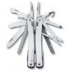 Victorinox 3.0224.L SwissTool Spirit, 105 mm, strieborný + kožené puzdro čierne