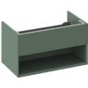 Ravak Lite - Umývadlová skrinka 80x45x43 cm, 1 zásuvka, Grey Green X000001864