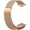 eses Milánsky ťah celokovový náhradný náramok pre Huawei Watch Fit 3, 4 a 4 Pro Farba: ružová zlatá (rose gold)