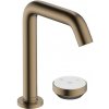 Hansgrohe Tecturis S Dvojotvorová umývadlová batéria, CoolStart, s výtokom, brúsený bronz 73353140