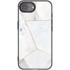 Picasee silikónový čierny obal pre Apple iPhone 16e - White tile