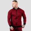 GymBeam Mikina Zipper Classic Burgundy