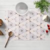 Biante Dekoračné prestieranie na stôl PML-031 Designové geometrické obrazce na bielom 35x45 cm