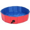 Splash bazén pre psy červená priemer 80 cm
