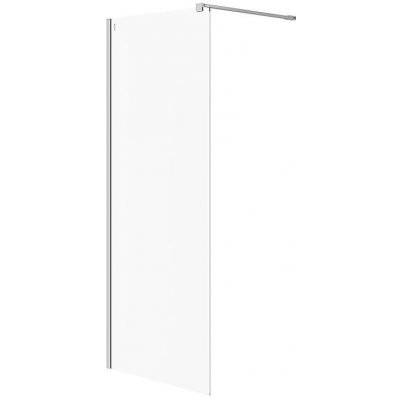 Cersanit MILLE Walk-In sprchový kút k stene 80x200, Chróm, Číre sklo+vzpera, S161-005 S161-005