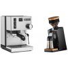 Rancilio Silvia E + Eureka Mignon Single Dose PRO, Black & Oak