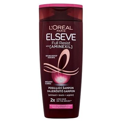 L'Oréal Paris Elseve Full Resist Aminexil Strengthening Shampoo 250 ml posilující šampon pro slabé a vypadávající vlasy pro ženy