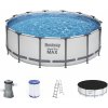BESTWAY Steel Pro Max Bazén 427 x 122 cm, kartušová filtrácia 5612X