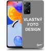 Púzdro Picasee silikónové Xiaomi Redmi Note 11 Pro - Vlastný design/motiv čierne