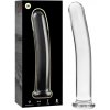 Nebula series by ibiza - model 8 dildo borosilicate glass clear 14.5 cm -o- 2 cm