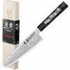Dellinger Santoku Knife 185 mm Dellinger Carbon Fiber Octagon