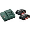 Metabo Basic Set 18 V 2 x 2,0 Ah Li Power + nabíjačka, krabica, 685161000