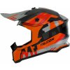 MT prilba na motocykel MX802 FALCON ARYA A4, matná čierna/oranžová/šedá, veľ. XL