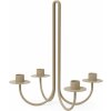 Ferm Living Štvorramenný svietnik Sway Candelabra – kašmírový