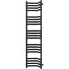Mexen Loop, kúpeľňový radiátor 1600 x 375 mm, 837 W, čierna, W129-1600-350-00-70