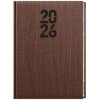 Ctirad Wood A5 Denní 2026 hnědá