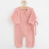 NEW BABY Dojčenský mušelínový overal pink New Baby Veľ. 74