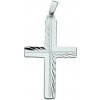all4Silver Strieborný prívesok Kríž ZB31300