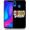 Picasee silikónový čierny obal pre Huawei Nova 3 - Ice Cream