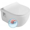 WC misa BRILLA závesná, Rimless + sedátko slim