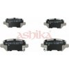 Sada brzdových platničiek kotúčovej brzdy ASHIKA 51-0K-K12
