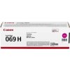 Canon 069H M, CRG-069H M, 5096C002, purpurová (magenta), originál toner