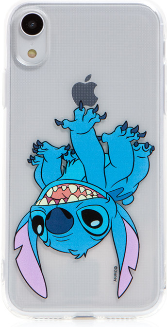 AppleMix DISNEY Apple iPhone Xr - Lilo & Stitch - Stitch hore nohami čiré